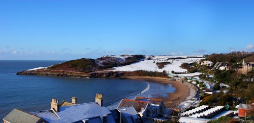  A winter morning at Langland bay